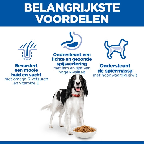 Hill's Adult Medium met lam & rijst hondenvoer