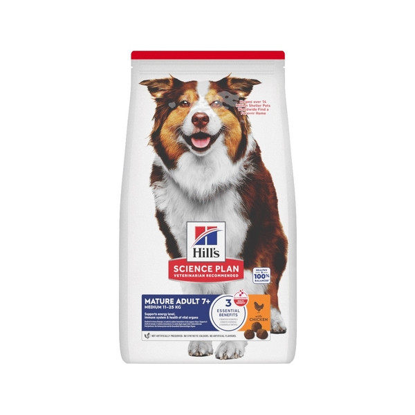 Hill's Hill's Mature Adult 7+ Medium met kip hondenvoer 18 kg