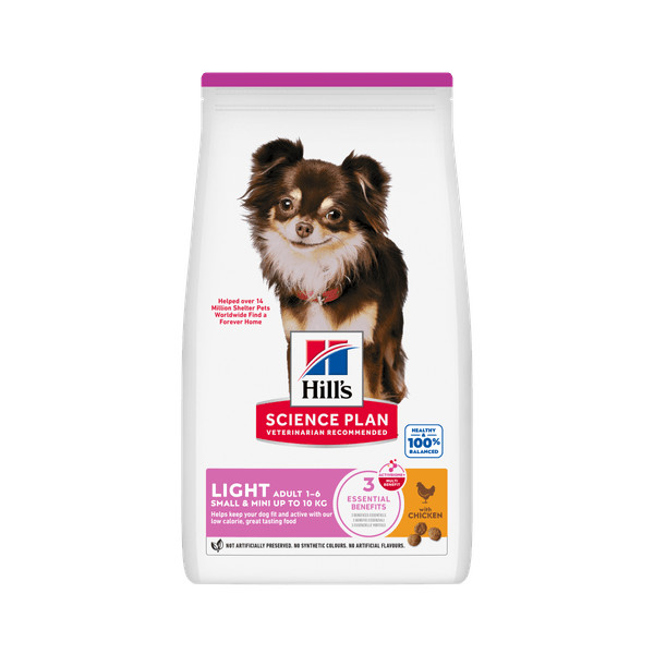 Hill's Hill's Adult Light Small & Mini met kip hondenvoer 6 kg
