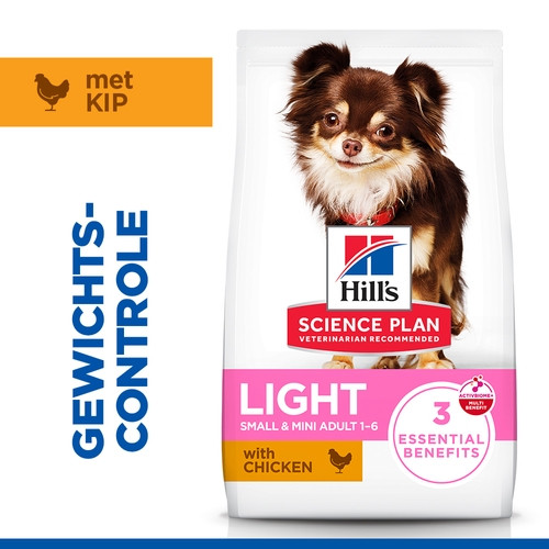 Hill's Adult Light Small & Mini met kip hondenvoer