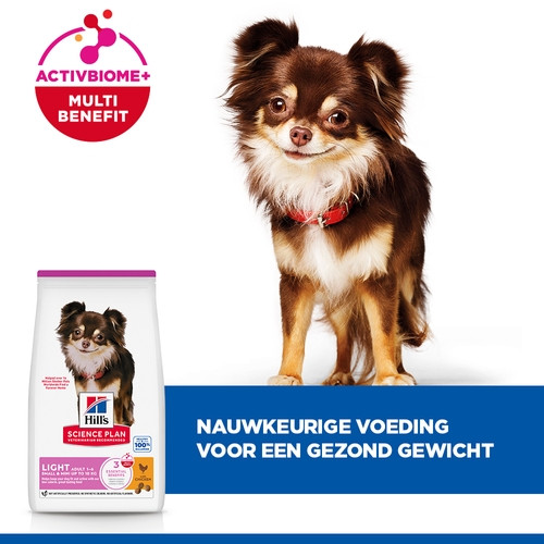 Hill's Adult Light Small & Mini met kip hondenvoer