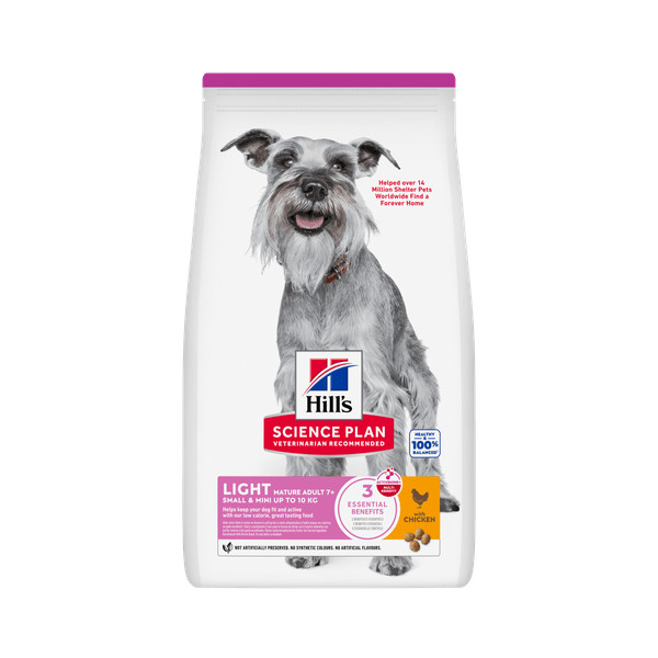 Hill's Hill's Mature Adult Light Small & Mini met kip hondenvoer 2,5 kg