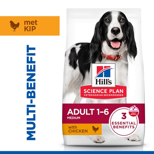 Hill's Adult Medium met kip hondenvoer