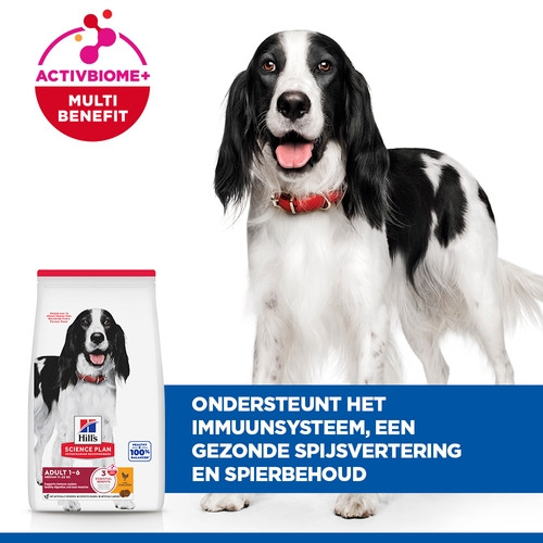 Hill's Adult Medium met kip hondenvoer