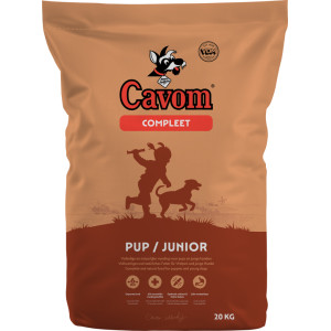 Cavom Compleet Pup/Junior hondenvoer 2 x 20 kg