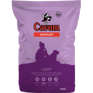 Cavom Compleet Light hondenvoer 2 x 20 kg