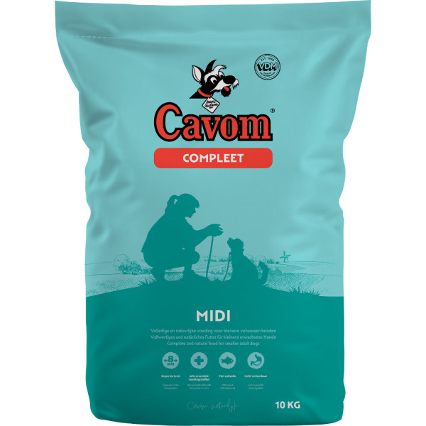 Cavom Cavom Compleet Midi hondenvoer 2 x 10 kg
