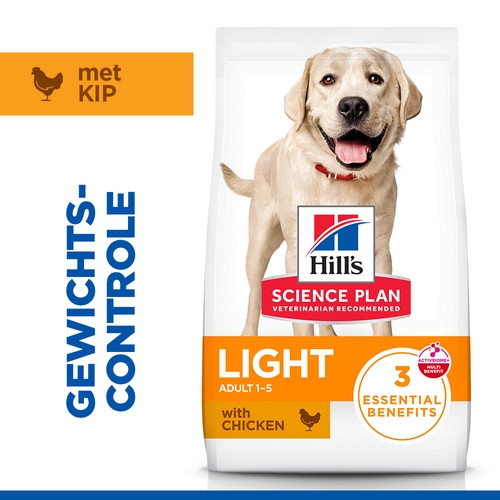 Hill's Adult Light Large Breed met kip hondenvoer