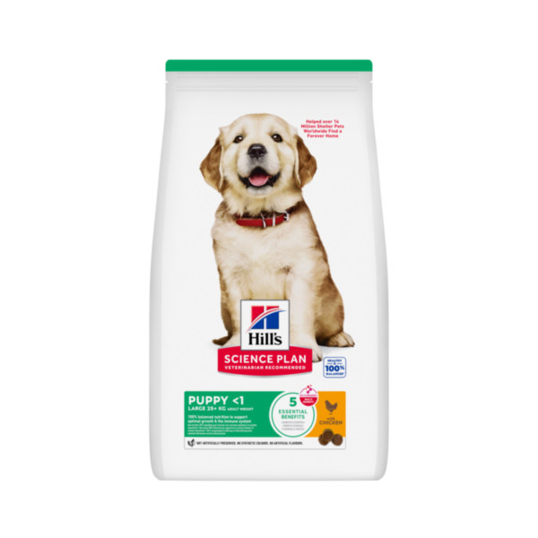 Hill's Hill's Puppy Large met kip hondenvoer 2 x 2,5 kg