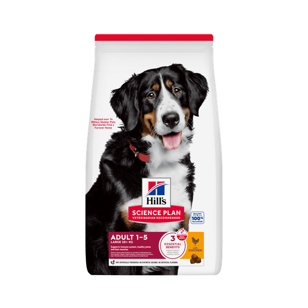 Hill's Hill's Adult Large met kip hondenvoer 18 kg