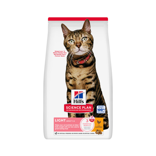 Hill's Hill's Adult Light met kip kattenvoer 10 kg
