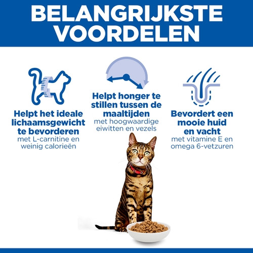 Hill's Adult Light met kip kattenvoer