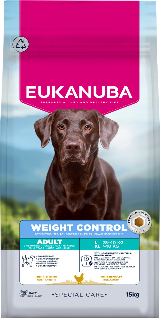 Eukanuba Adult Special Care Weight Control Large/Extra Large hondenvoer