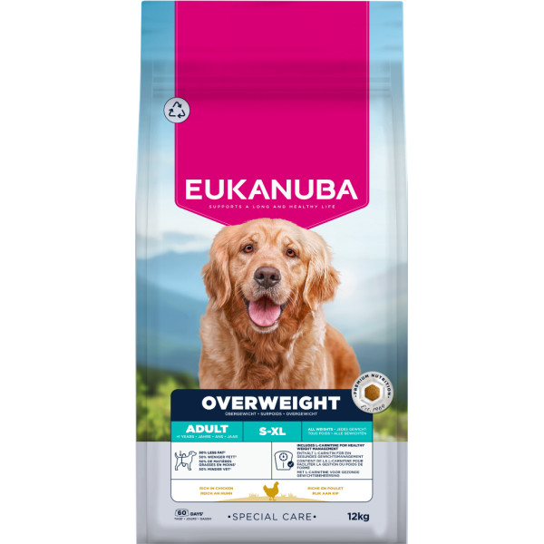 Eukanuba Eukanuba Adult Special Care Overweight hondenvoer 12 kg