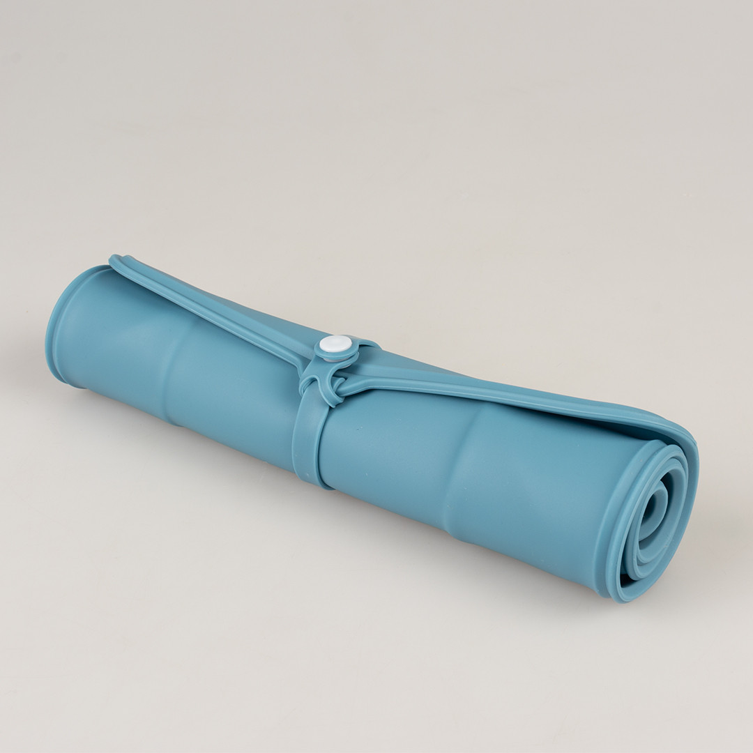 Silicone voerbakjes voor op reis (duo, oprolbaar)