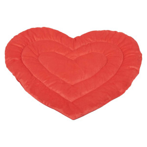 Be Mine kattenplaid hartvorm rood Per stuk