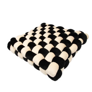 Velvet Vibe kattenkussen Lila/ Beige