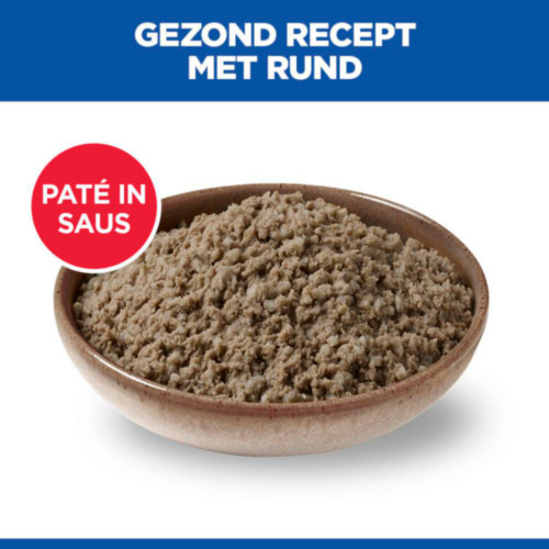 Hill's Adult nat hondenvoer met rund blik