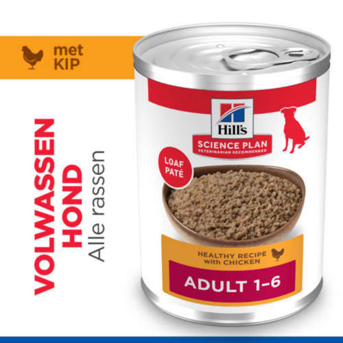 Hill's Adult nat hondenvoer met kip blik