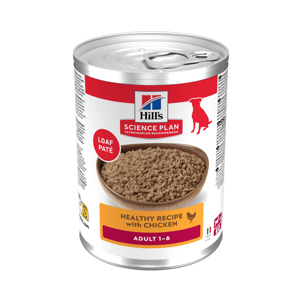 Hill's Hill's Adult nat hondenvoer met kip blik 2 trays (24 x 370 g)