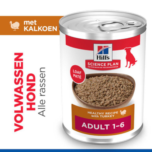 Hill's Adult nat hondenvoer met kalkoen blik