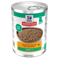 Hill's Puppy nat hondenvoer kip blik 1 tray (12 x 370 g)