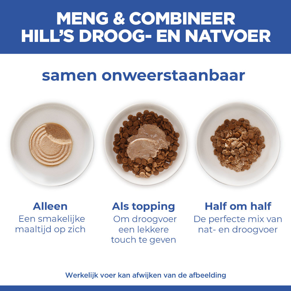 Hill's Adult Perfect Digestion Small & Mini mousse met kalkoen natvoer hond