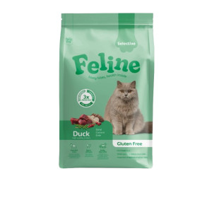 HobbyFirst Feline Sensitive Selective eend kattenvoer 2 x 4,5 kg