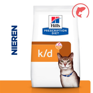 Hill's Prescription Diet K/D Kidney Care kattenvoer met zalm 1,5 kg