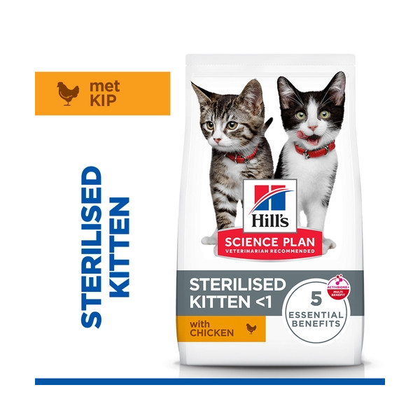 Hill's Hill's Kitten Sterilised kattenvoer met kip 2 x 10 kg