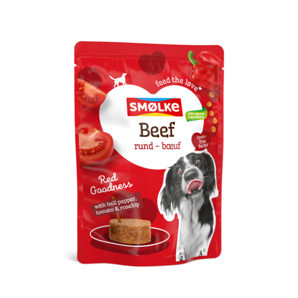 Smolke Smølke Red Goodness rund nat hondenvoer 8 x 300 gr