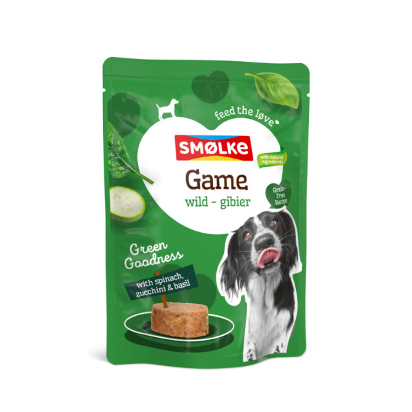 Smolke Smølke Green Goodness wild nat hondenvoer 2 x (8 x 300 g)