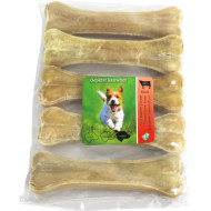 Buffelhuidbot geperst voor honden (16 cm) 5 stuks
