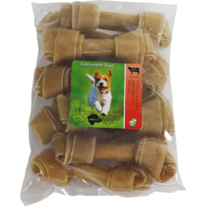 Brekz Rawhide - runderhuidbot geknoopt kauwsnack hond 13 cm 20 stuks afbeelding 1