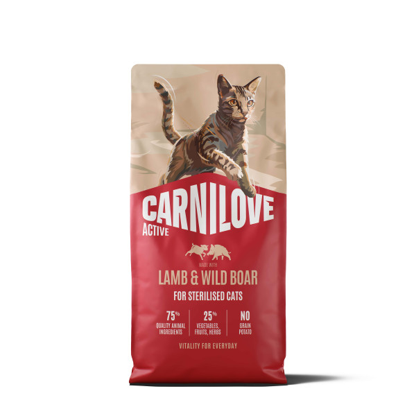 Carnilove Carnilove Sterilised lam met wild zwijn kattenvoer 6 kg