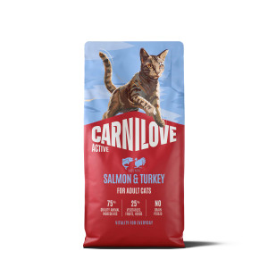 Carnilove zalm en kalkoen kattenvoer 6 kg