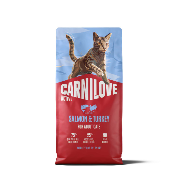 Carnilove Carnilove zalm en kalkoen kattenvoer 2 x 6 kg