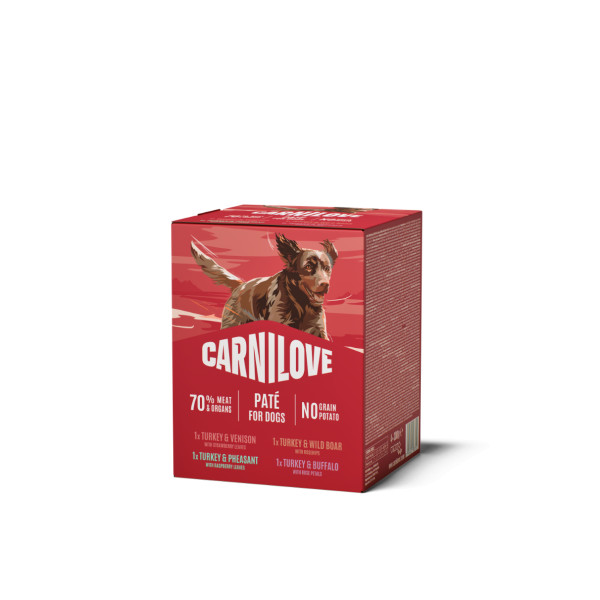 Carnilove Carnilove natvoer hond multipack (zakjes) 1 verpakking (4 x 300 g)