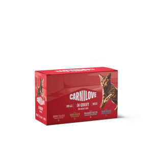 Carnilove natvoer kat multipack (zakjes) 2 verpakkingen (24 x 85 g)