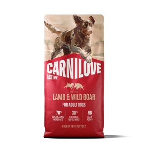 Carnilove Active Adult All Breeds lam met wild zwijn hondenvoer 2 x 12 kg afbeelding