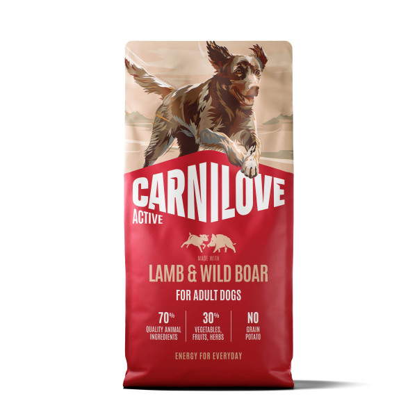 Carnilove Carnilove Active Adult All Breeds lam met wild zwijn hondenvoer 12 kg