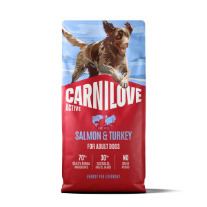 Carnilove Active Adult All Breeds zalm met kalkoen hondenvoer 12 kg afbeelding