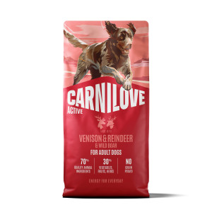 Carnilove Active Adult wild met rendier en wild zwijn hondenvoer 12 kg afbeelding