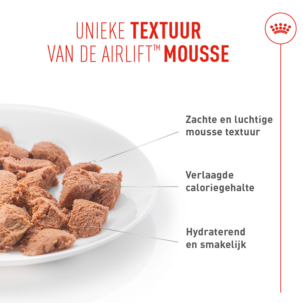 Royal Canin Light Weight Care Airlift natvoer kat (mousse)