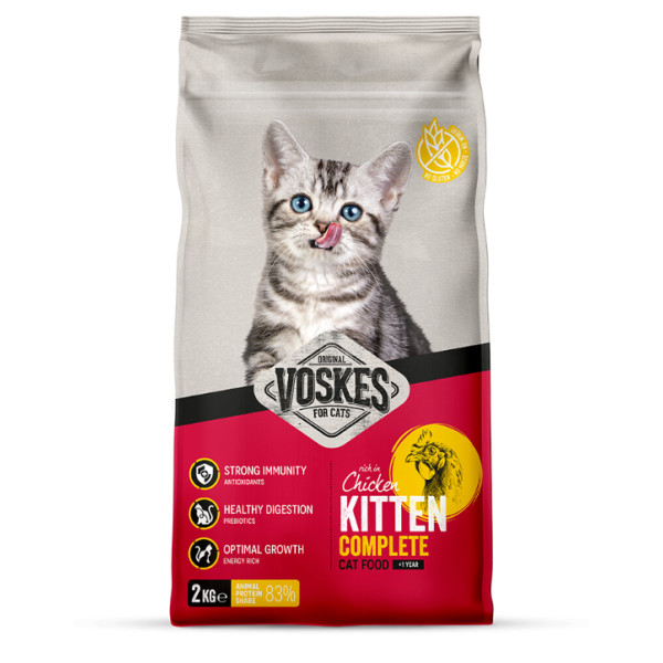 Voskes Voskes Kitten Complete kip kattenvoer 7 kg