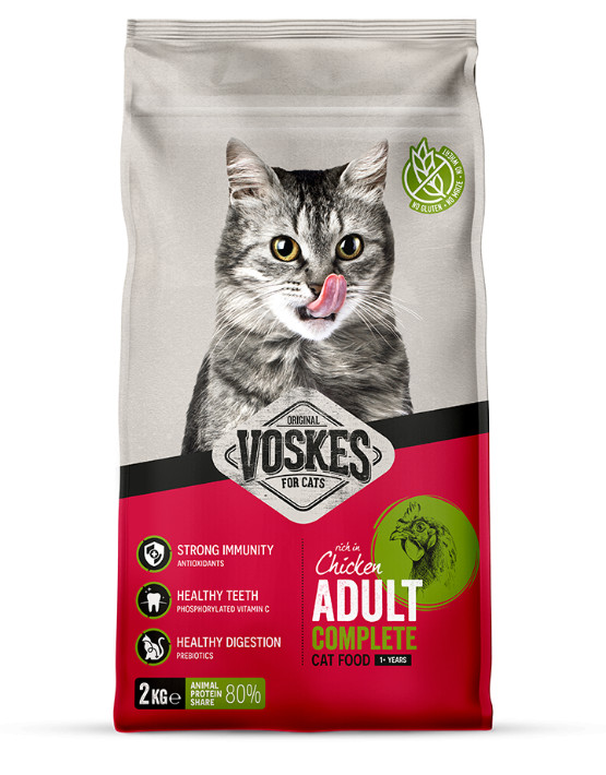 Voskes Adult Complete kip kattenvoer