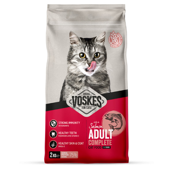 Voskes Voskes Adult Complete met zalm kattenvoer 7 kg