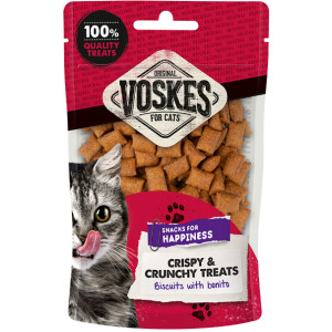 Voskes Crispy & Crunchy met bonito kattensnack (60 g) 3 x 60 g