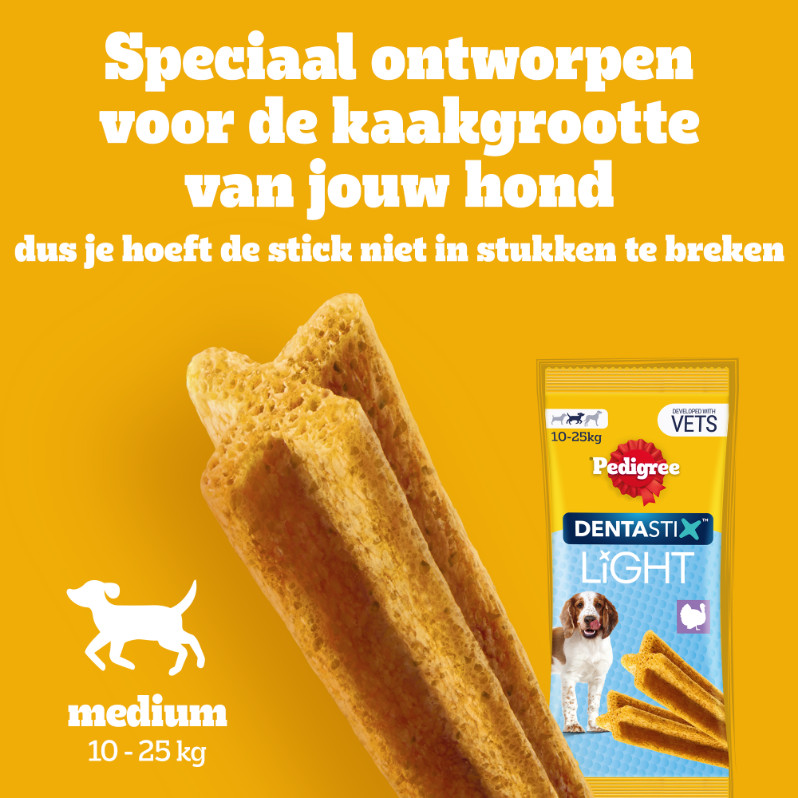 Pedigree Dentastix Light Medium hondensnack 10 - 25 kg