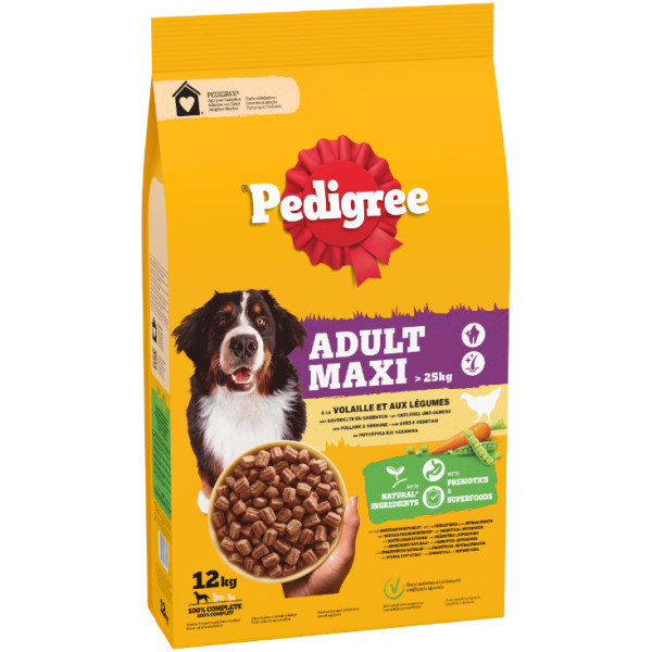 Pedigree Pedigree Adult Large met gevogelte en groente hondenvoer 12 kg